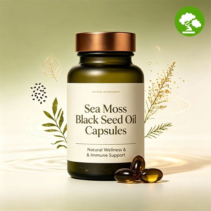 Sea Moss Black Seed Oil Capsules suppliers